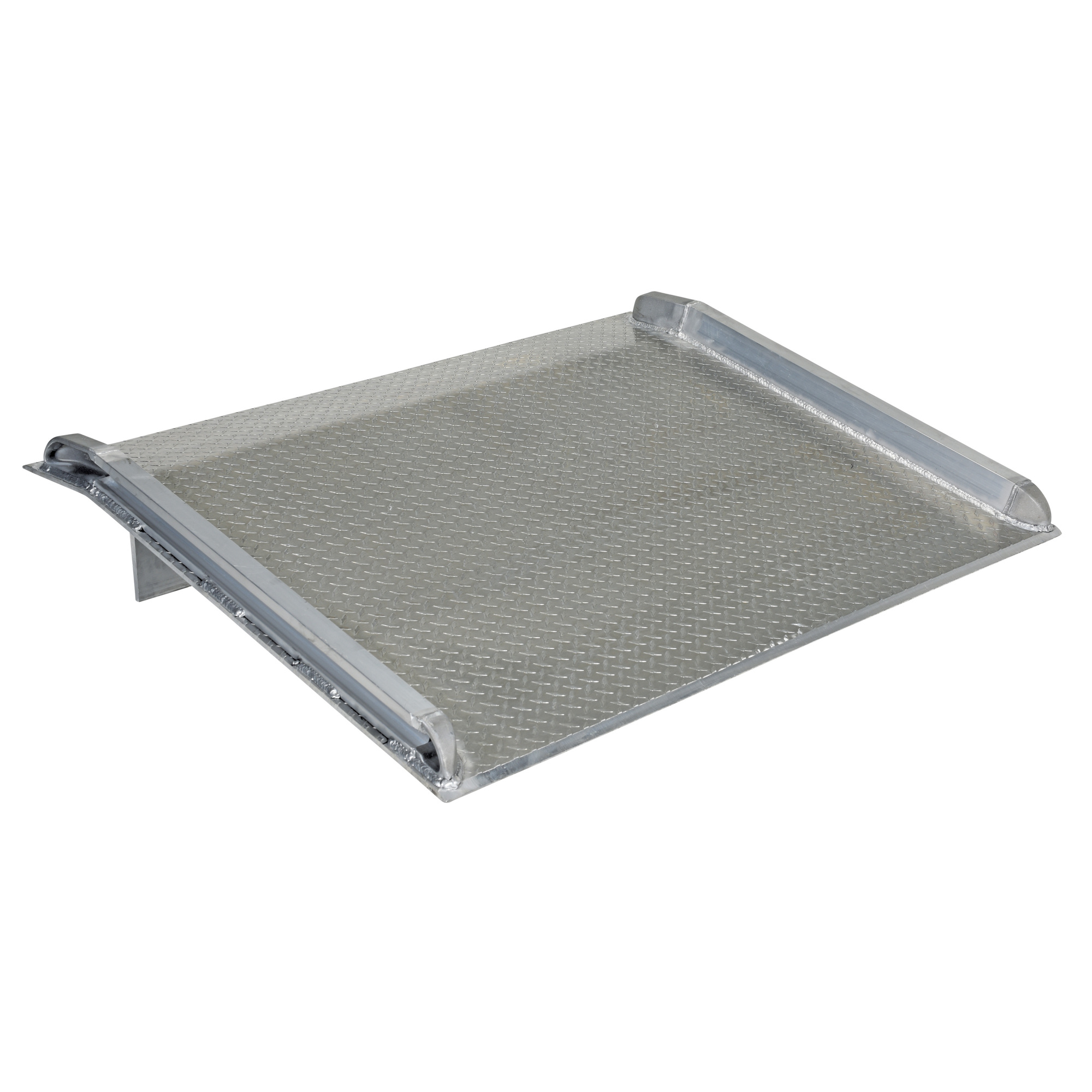 Vestil Aluminum Truck Dock Board — 66in. x 72in., 10,000-Lb. Capacity, Silver, Model# BTA-10006672